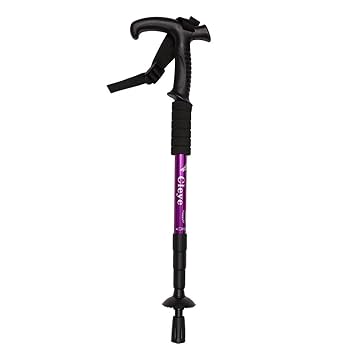 【色: ダブル・ブルーブルー】TINKAZ トレッキングポール 登山用 ステッキ 登山 杖 トレッキングポール 軽量 3段 伸縮式 ステッキ